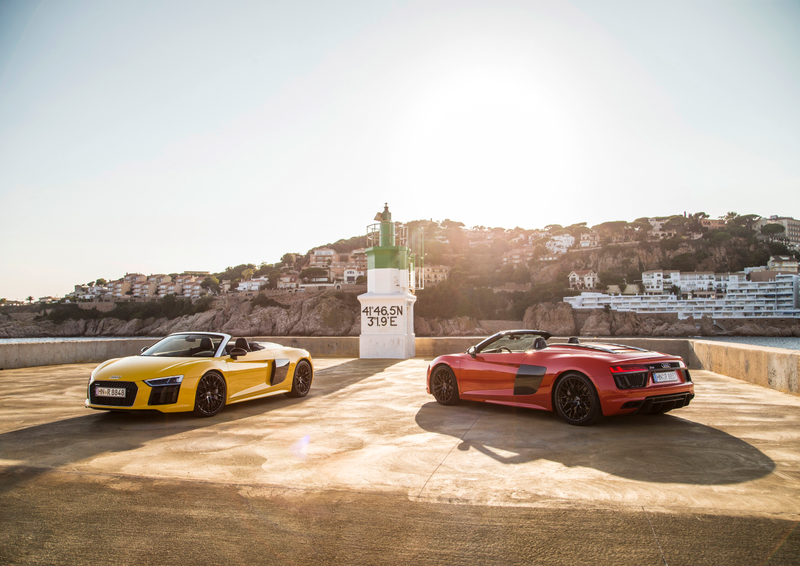 Illustration for article titled The 2018 Audi R8 Spyder Is A $175,000 Absolution Of All Guilt You Could Possibly Ever Feel